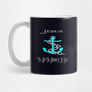 Jesus My Anchor Design Mug